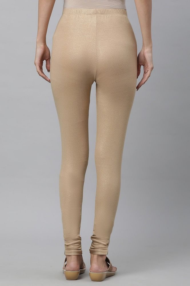 Mid Waist Ladies Golden Shimmer Legging in Khammam at best price by  Shanayaa Enterprises - Justdial